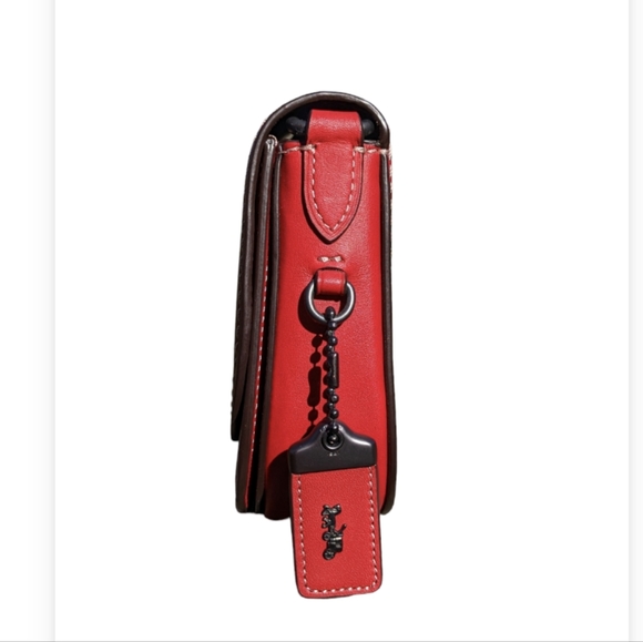 🍒Rare 1941 red Mini Saddle 17 with studded strap?! 🍒 - Picture 4 of 9